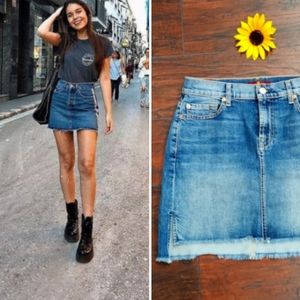 7 for ALL MANKING Denim Skirt 💙